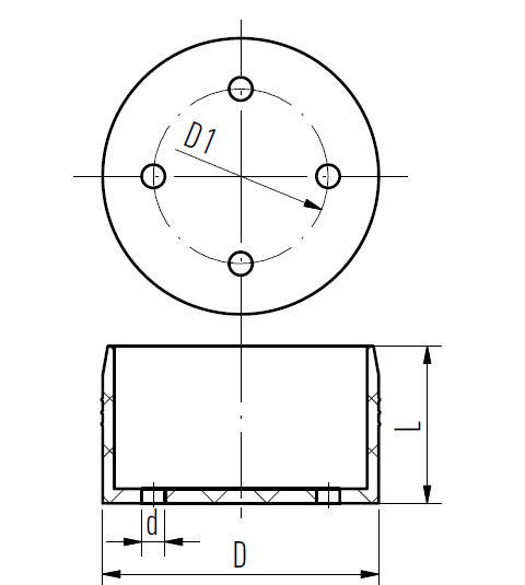 Embase prise de sprinkler (red)