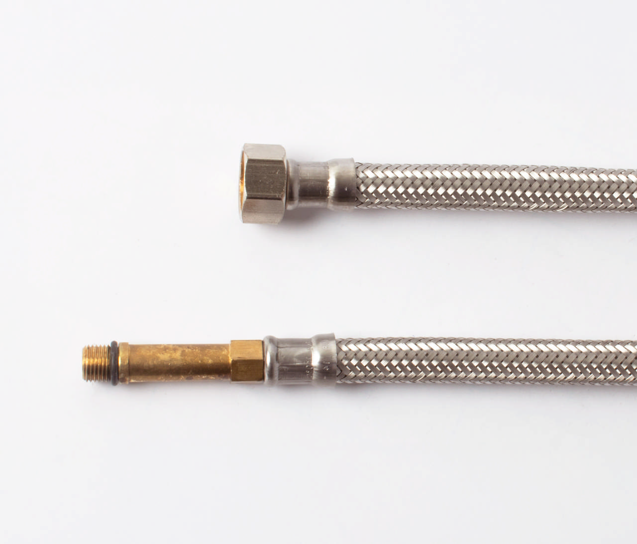 EPDM flexible hose DN8 M10 long x 3/8