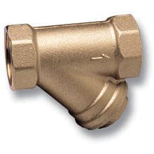 Préfiltre laiton incline avec tamis inox