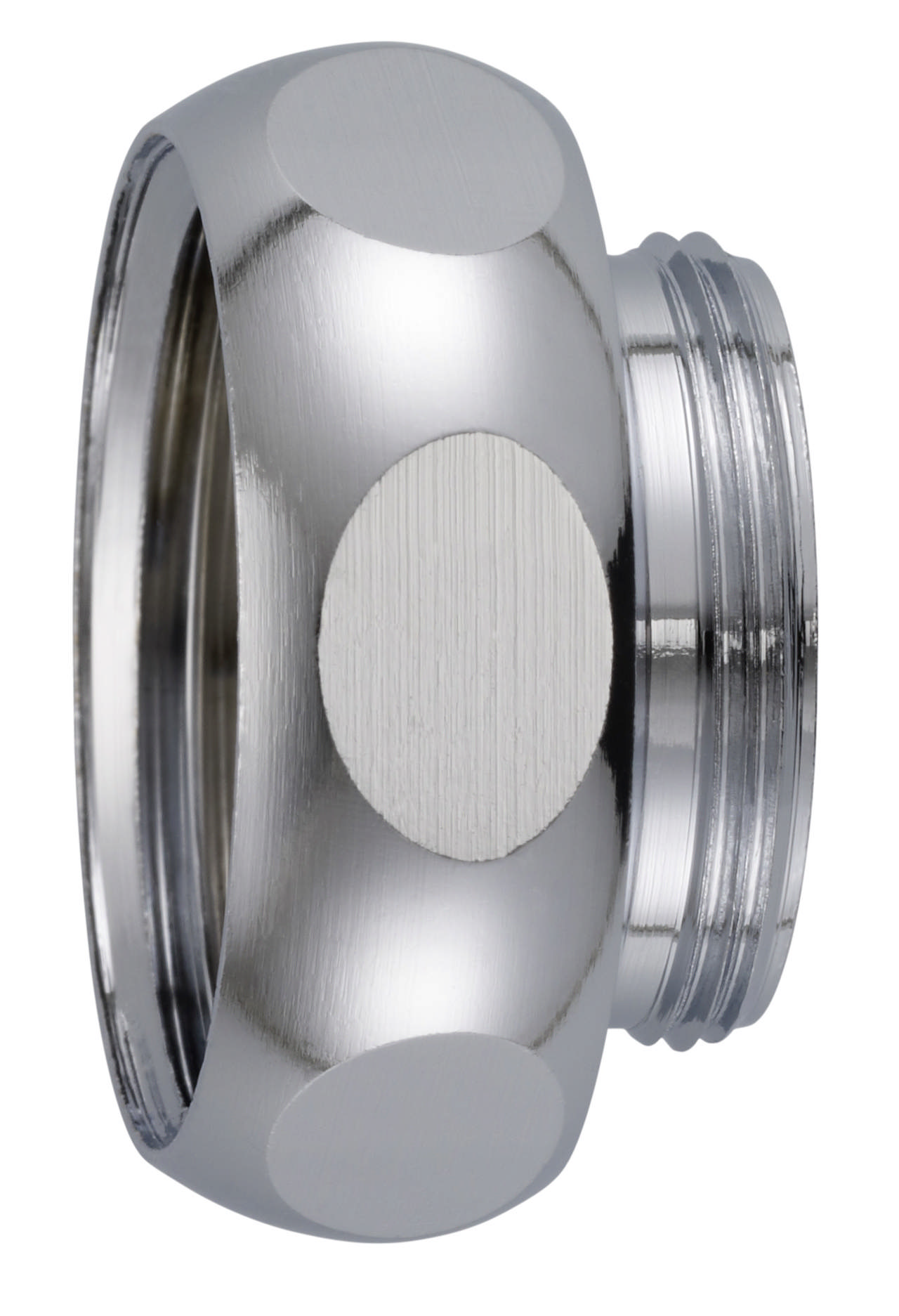 Reduktion Messing verchromt 3/4