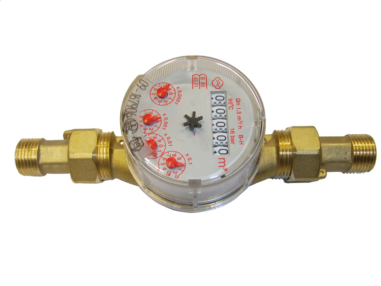 Wasserzähler Warmwasser Single-jet 