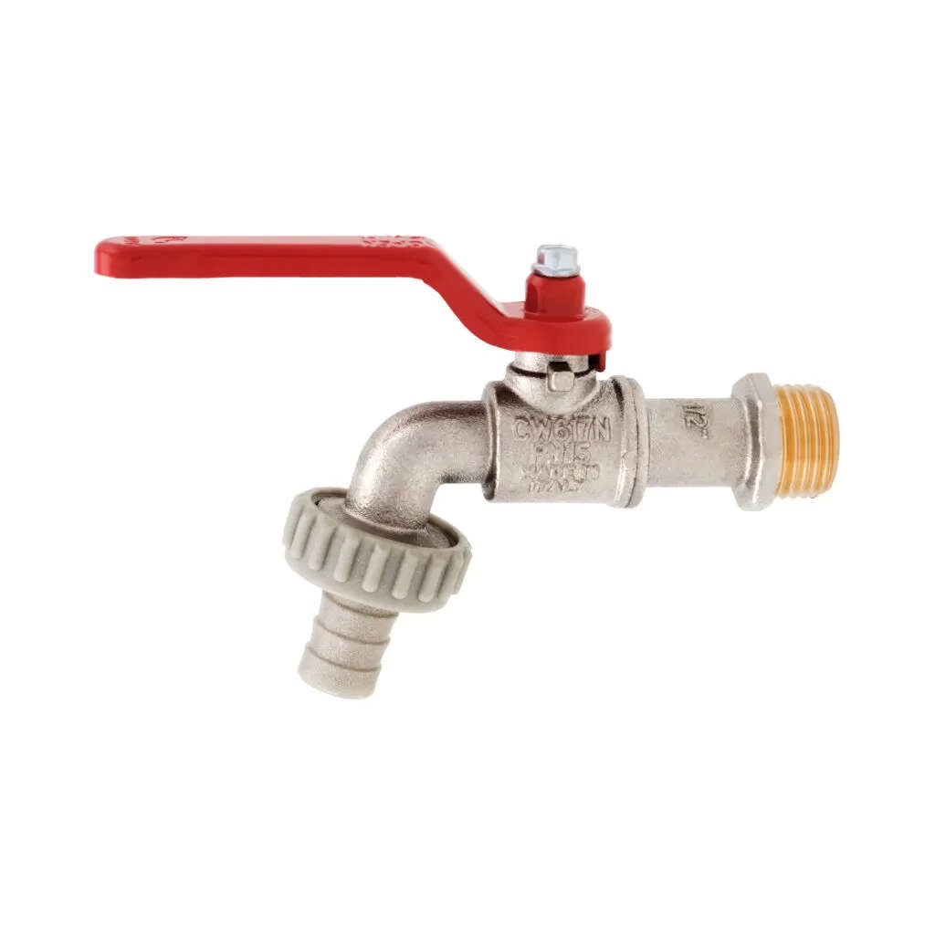 Bibcock ball valve Techno L-shaped handle