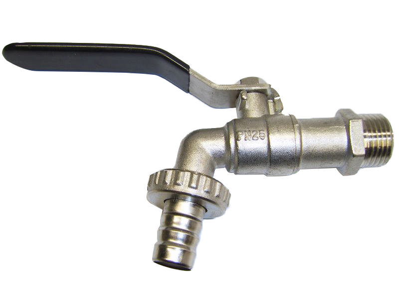 Dubbel dienst kraan inox L-vormige handgreep